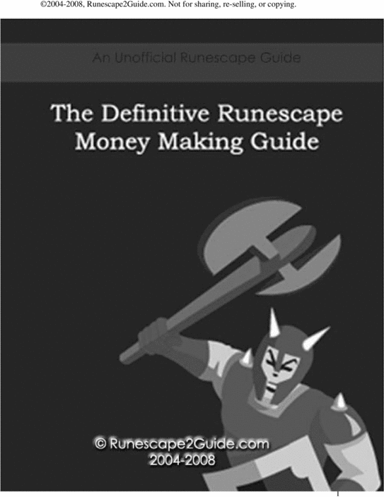 Product picture Runescape millions guide with Ge methods